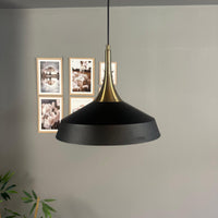 Pendelleuchte Lema Schlot Ø37,5 cm, Metall Hängelampe