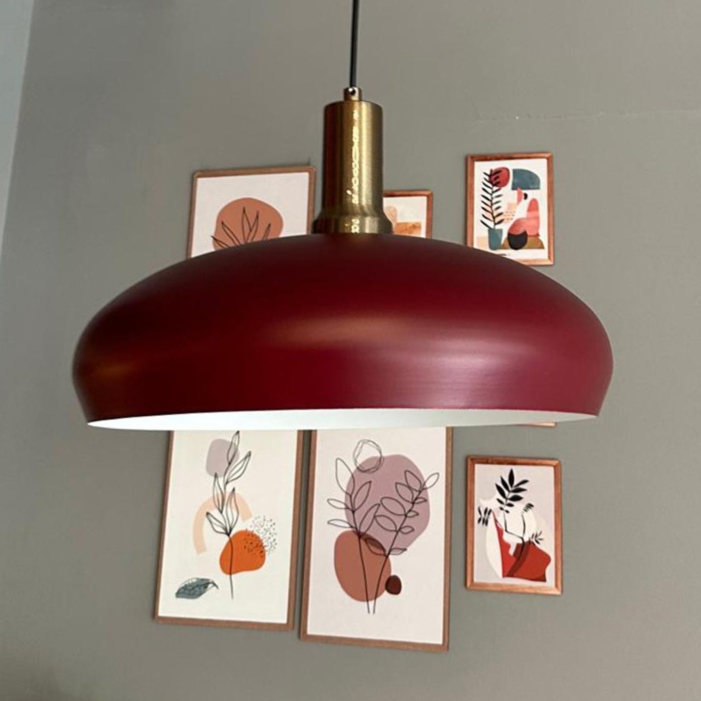 Pendelleuchte Estrela Metall Ø40cm, Modern Hängelampe