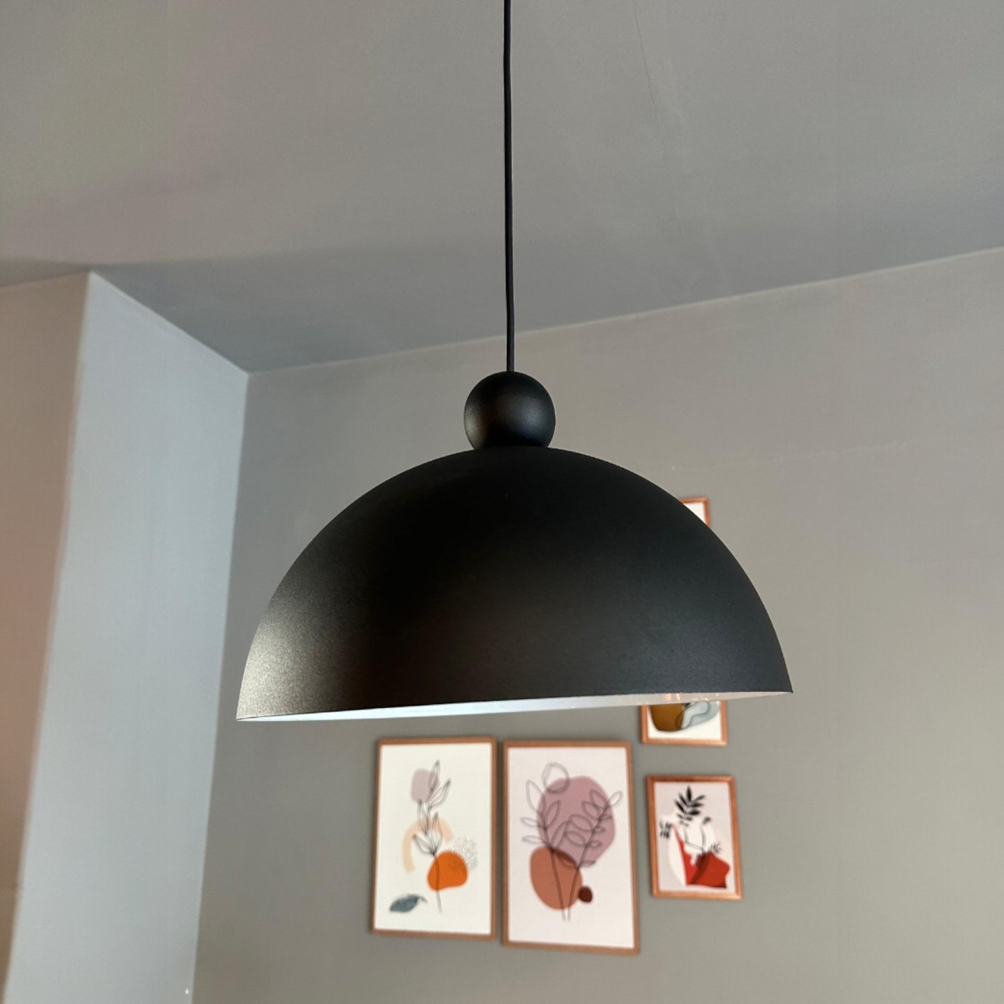 Pendelleuchte Yimpi Wulst Metall Ø30cm, Modern Hängelampe