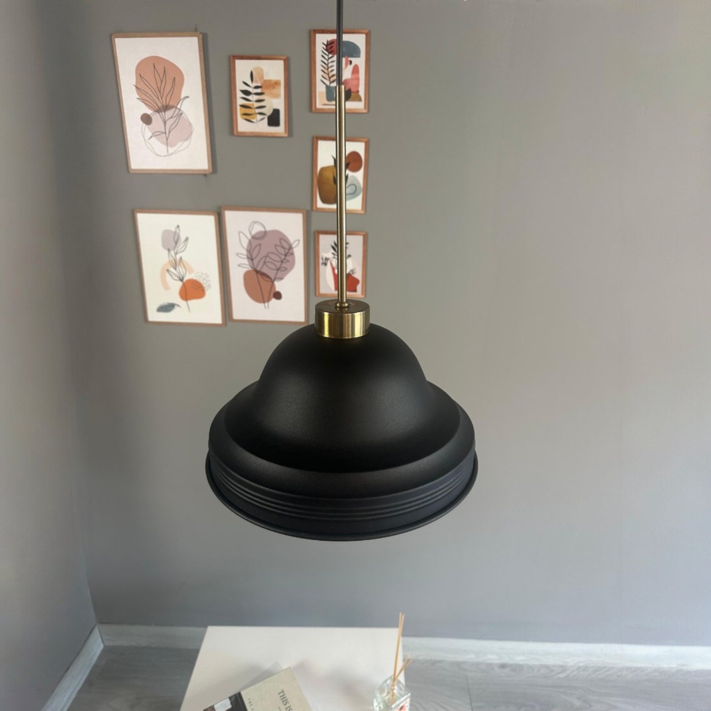 Pendelleuchte Asletl Hängelampe Industrial aus Metall Ø40 cm, Pendelleuchte Esstisch