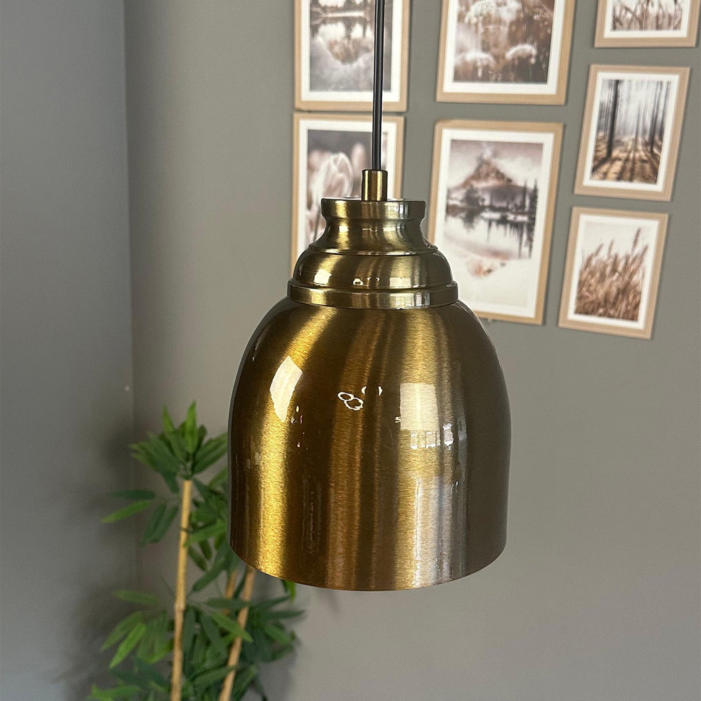 Pendelleuchte Deep Sanduhr Kopfteil Metall Ø17,5 cm, E27, Vintage Lampe