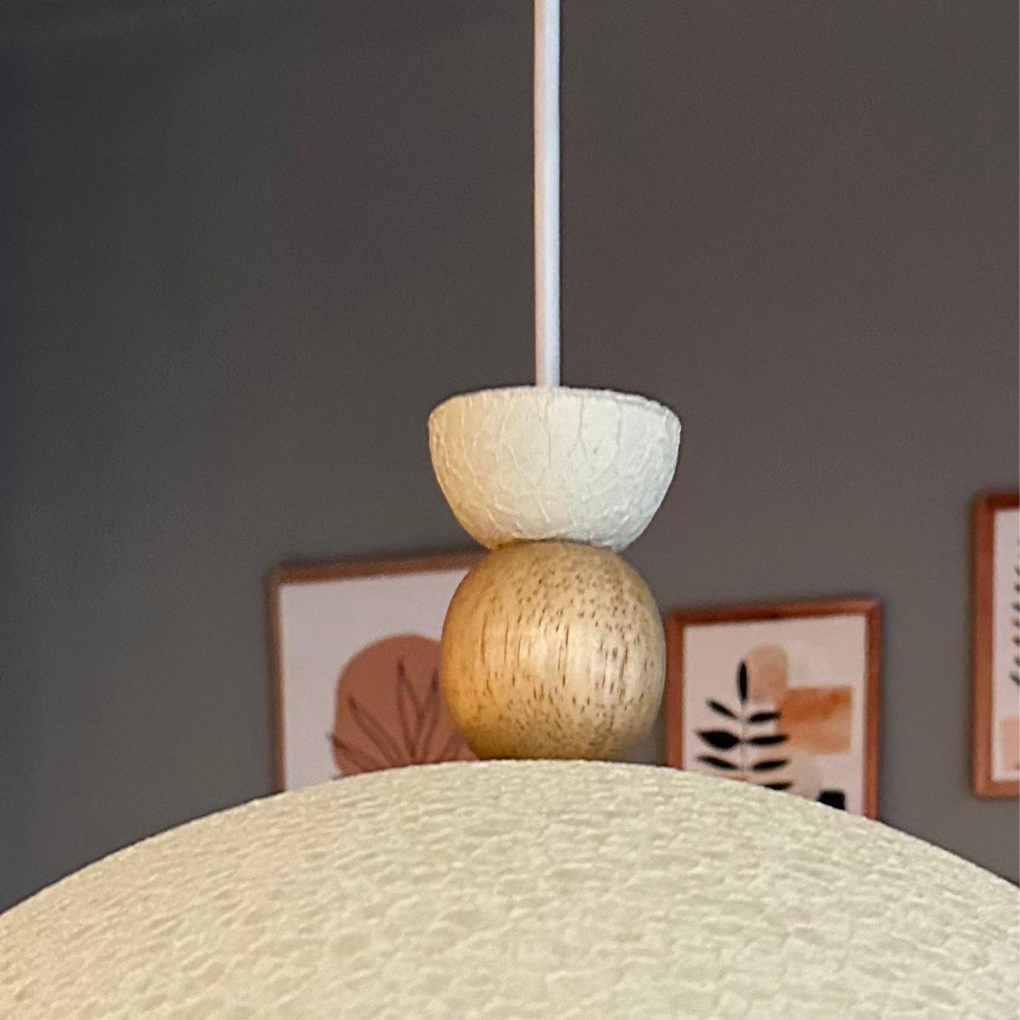 Pendelleuchte Linate Ø40 cm, Texturiert Metall Hängelampe