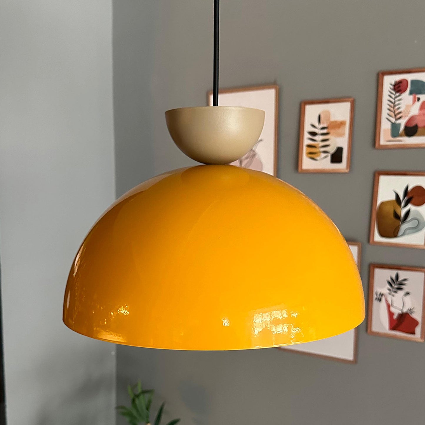 Hängelampe Yimpi 30 cm, Vintage Pendelleuchte