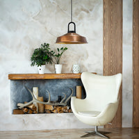 Pendelleuchte Locke Metall Ø41cm, Modern Hängelampe