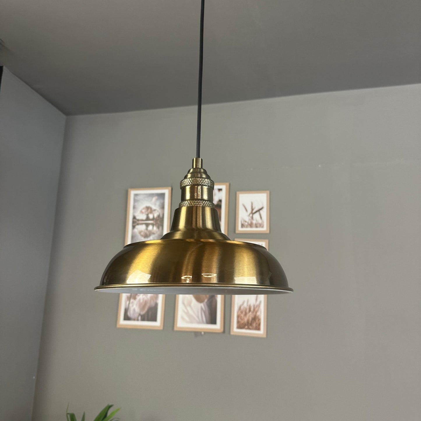 Pendelleuchte Veluna Metall Ø26cm, Modern Hängelampe