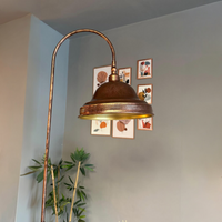 Stehlampe Bronel Schatten Ufo Kopf Moderne Dekorative Metall Stehlampe
