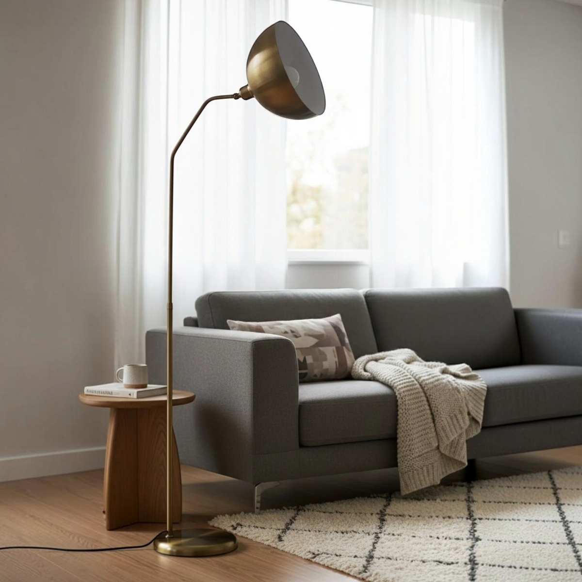 Stehleuchte Moving Head Modern Dekorativ Metall Wohnzimmer Arbeitszimmer Stehlampe
