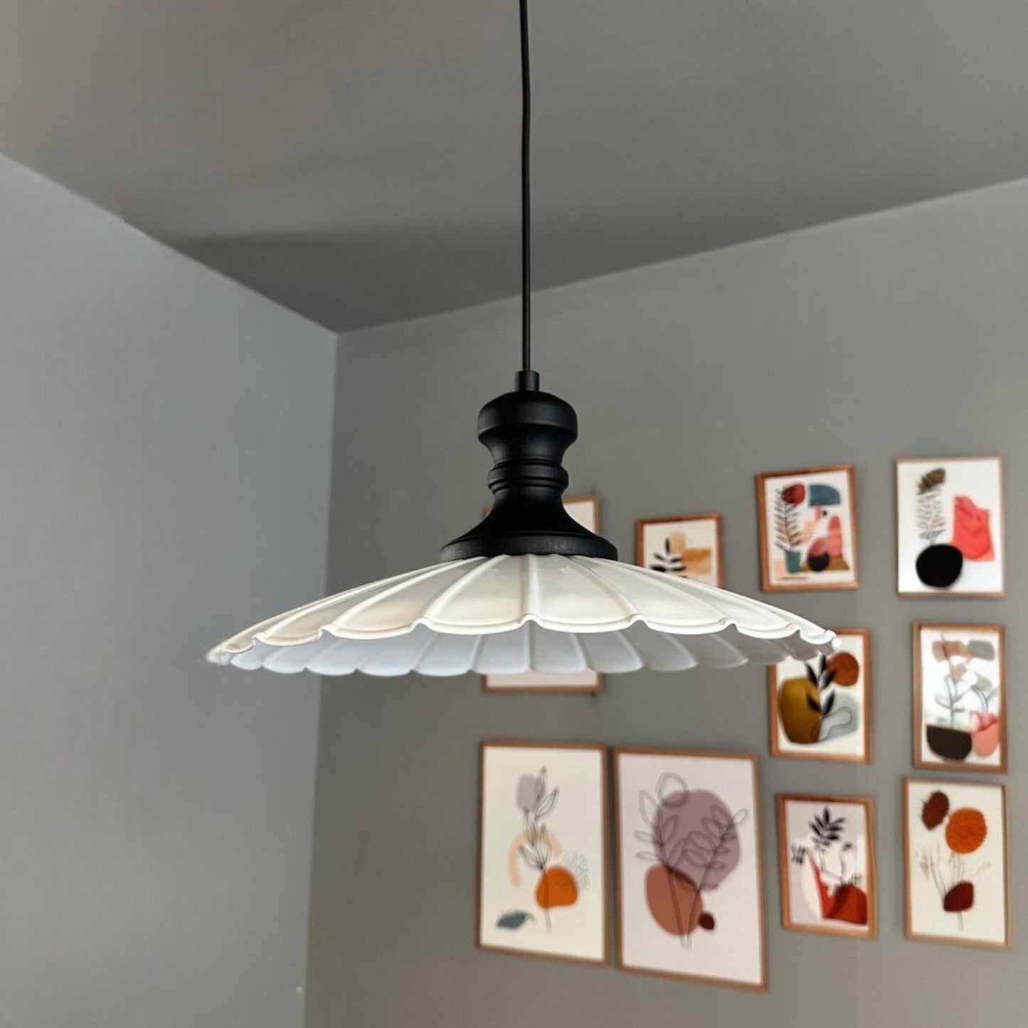 Pendelleuchte Risso Metall Ø34cm, Modern Hängelampe