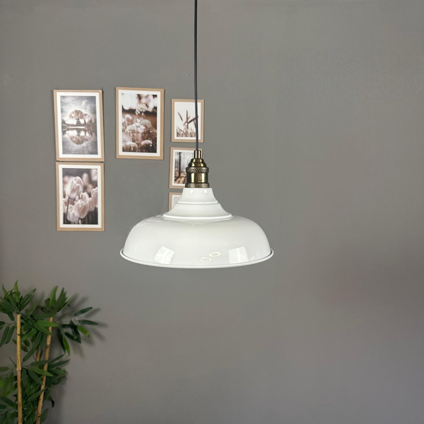 Pendelleuchte Nota Tulpe Ø31 cm, Metall Hängelampe