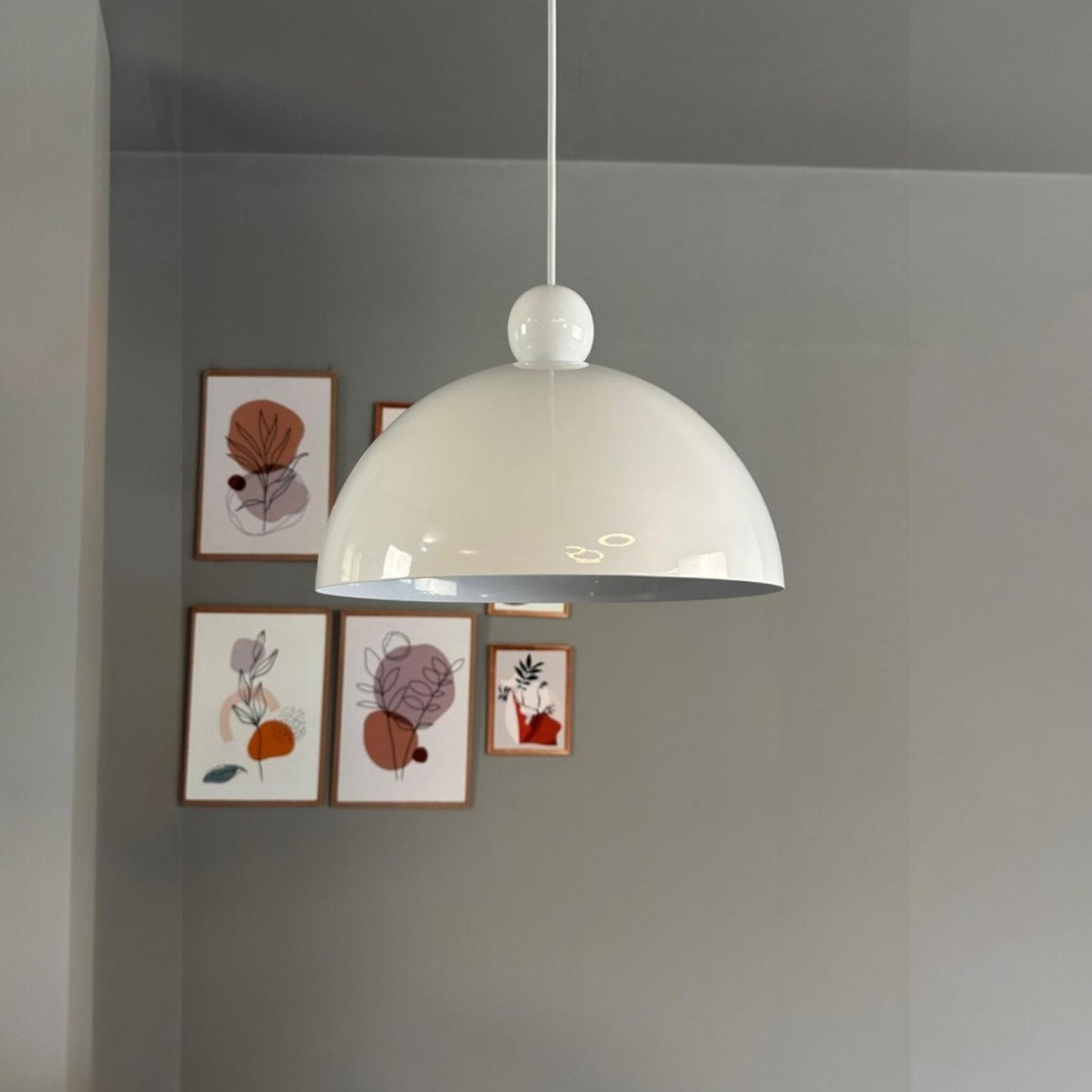 Pendelleuchte Yimpi Wulst Metall Ø30cm, Modern Hängelampe