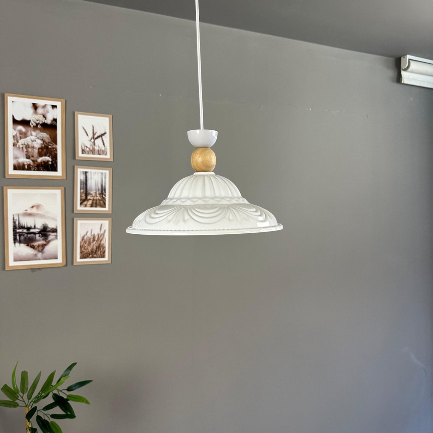 Pendelleuchte Ralivo Metall Ø30cm, Modern Hängelampe