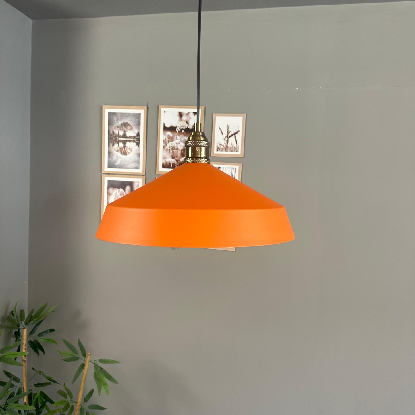 Pendelleuchte Lema Tulpe Ø37,5 cm, Metall Hängelampe