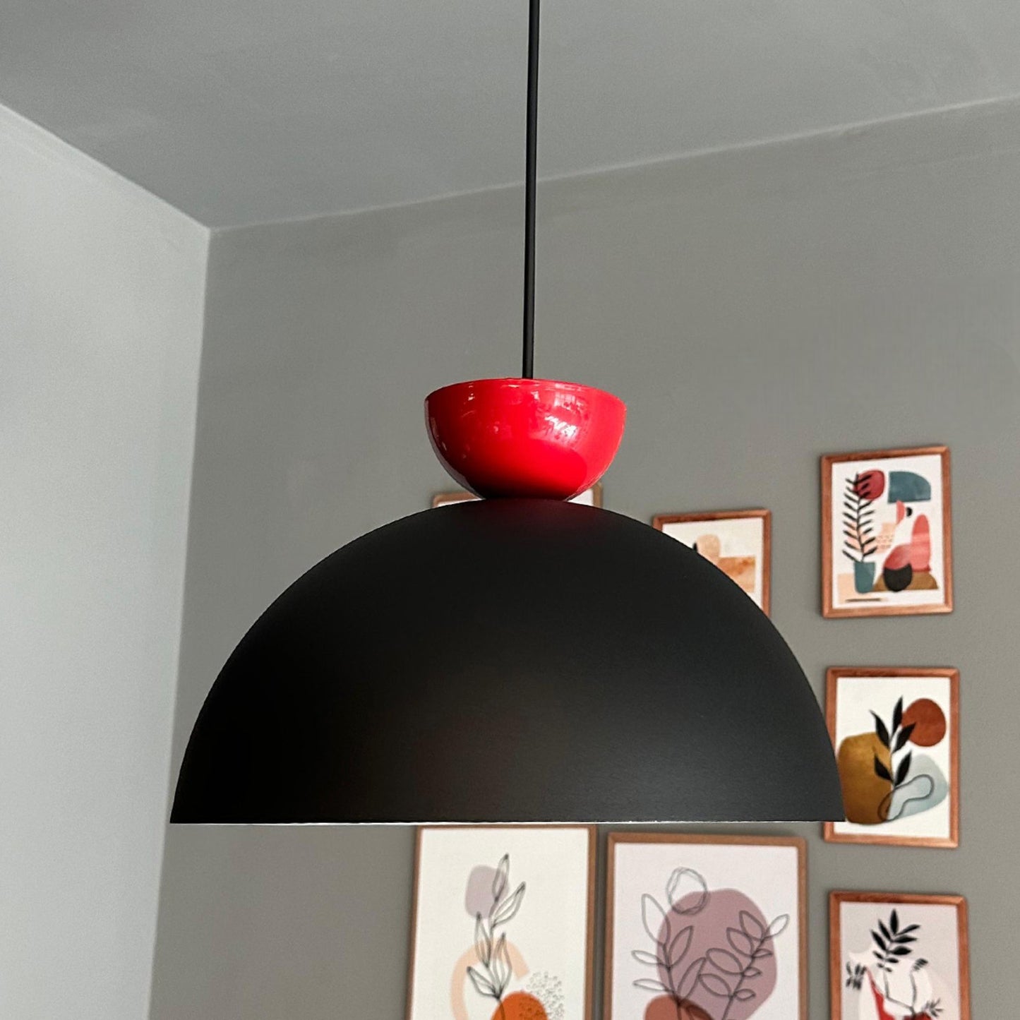 Pendelleuchte Yimpi Hut Metall, Modern Hängelampe