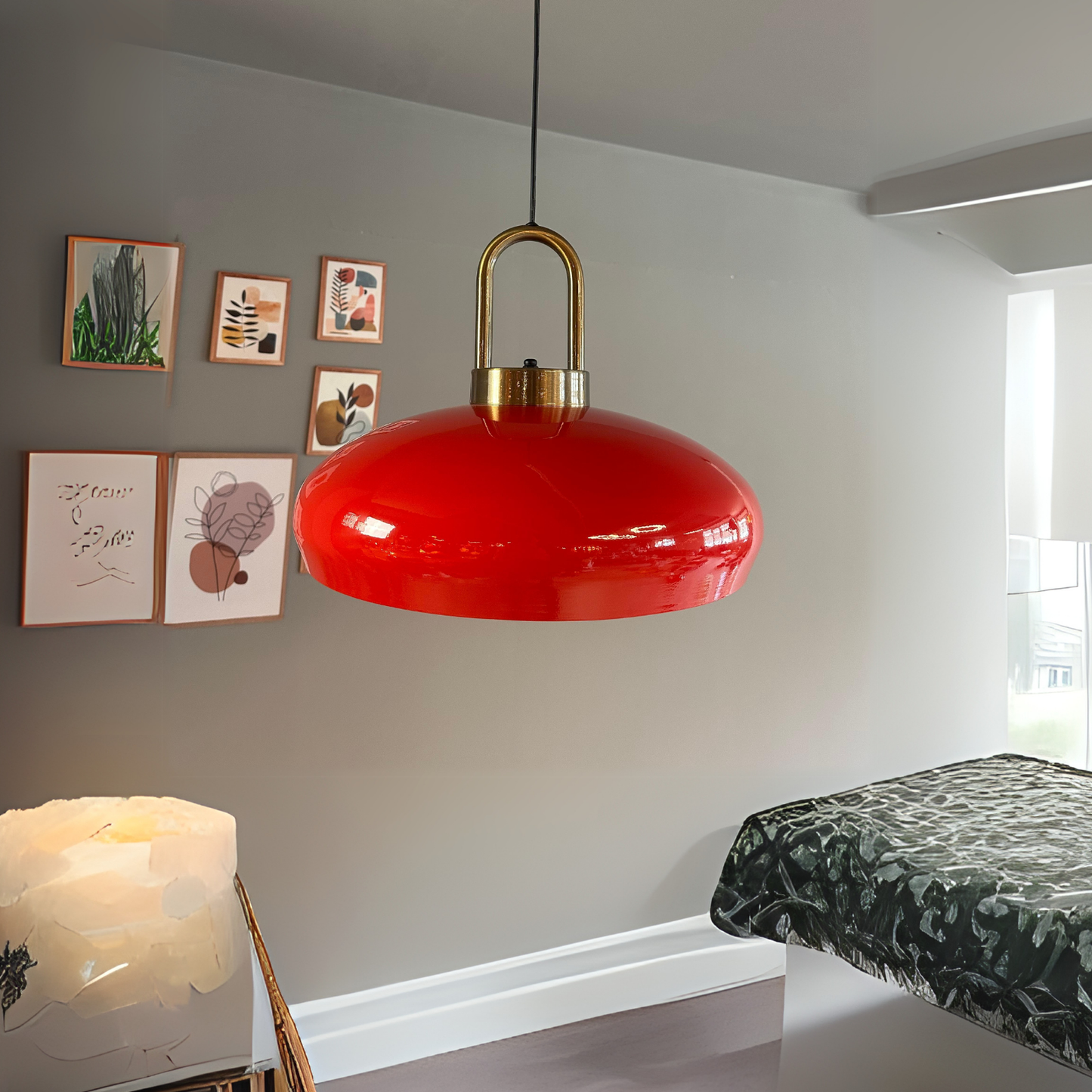 Pendelleuchte Androa-Lock Hängelampe, Metall Ø40 cm Deckenlampe