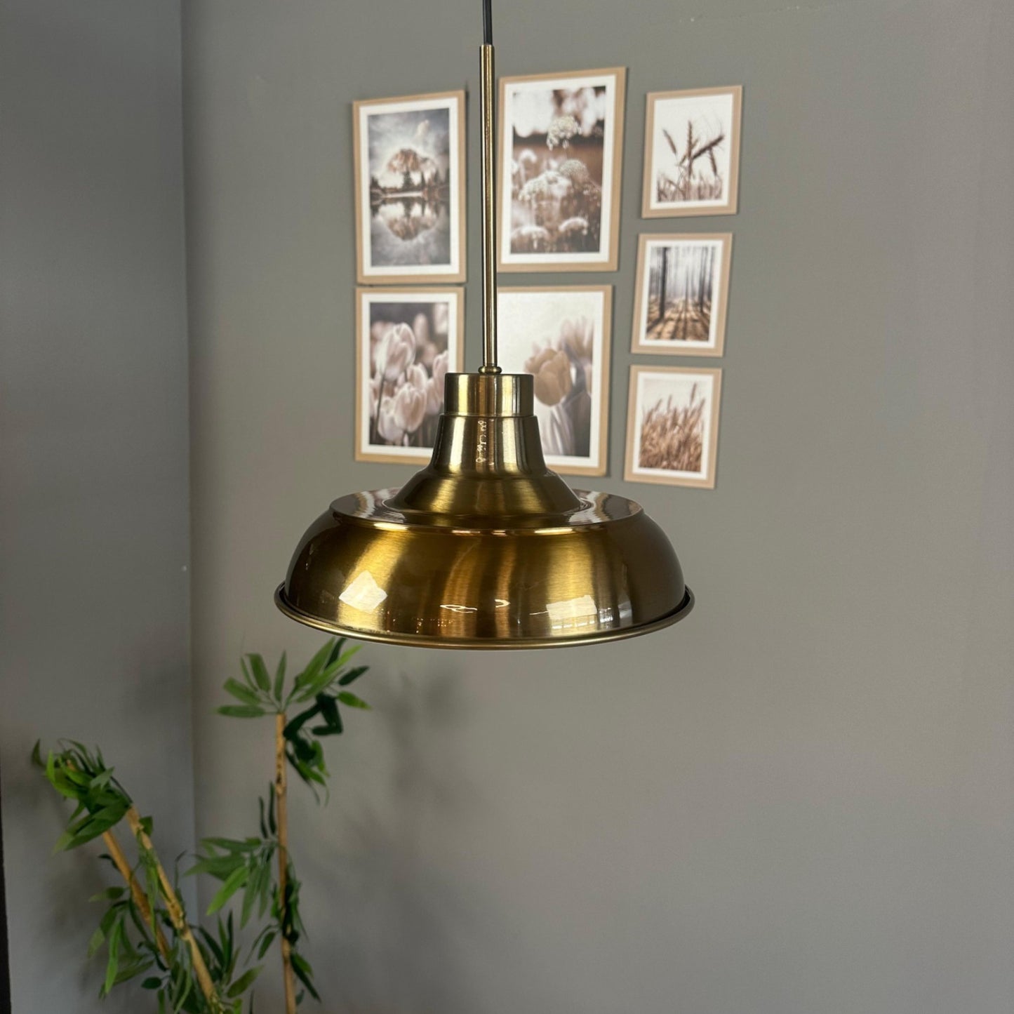 Pendelleuchte Veluna Metall Ø26cm, Modern Hängelampe