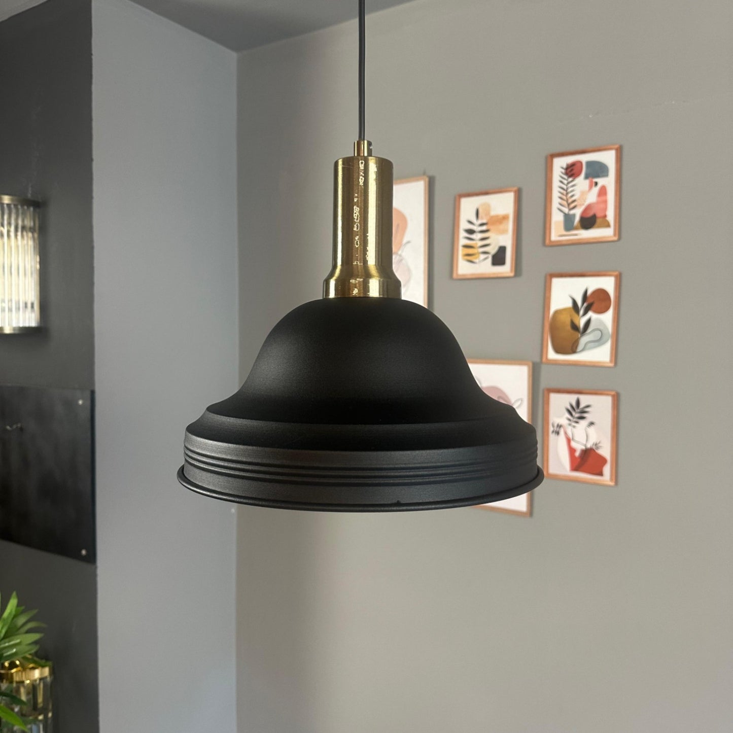 Pendelleuchte Asletl Hängelampe Industrial aus Metall Ø40 cm, Pendelleuchte Esstisch