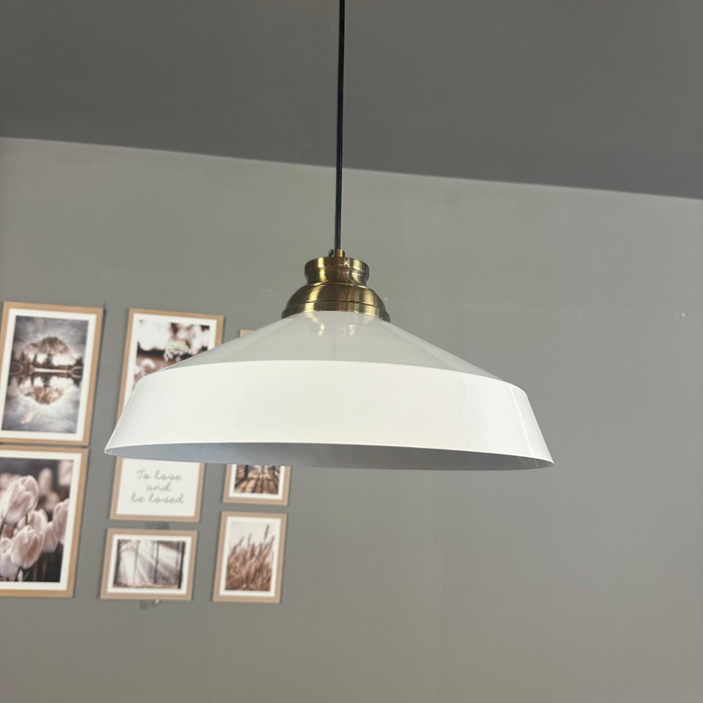 Pendelleuchte Lema Sanduhr Ø37,5 cm, Metall Hängelampe