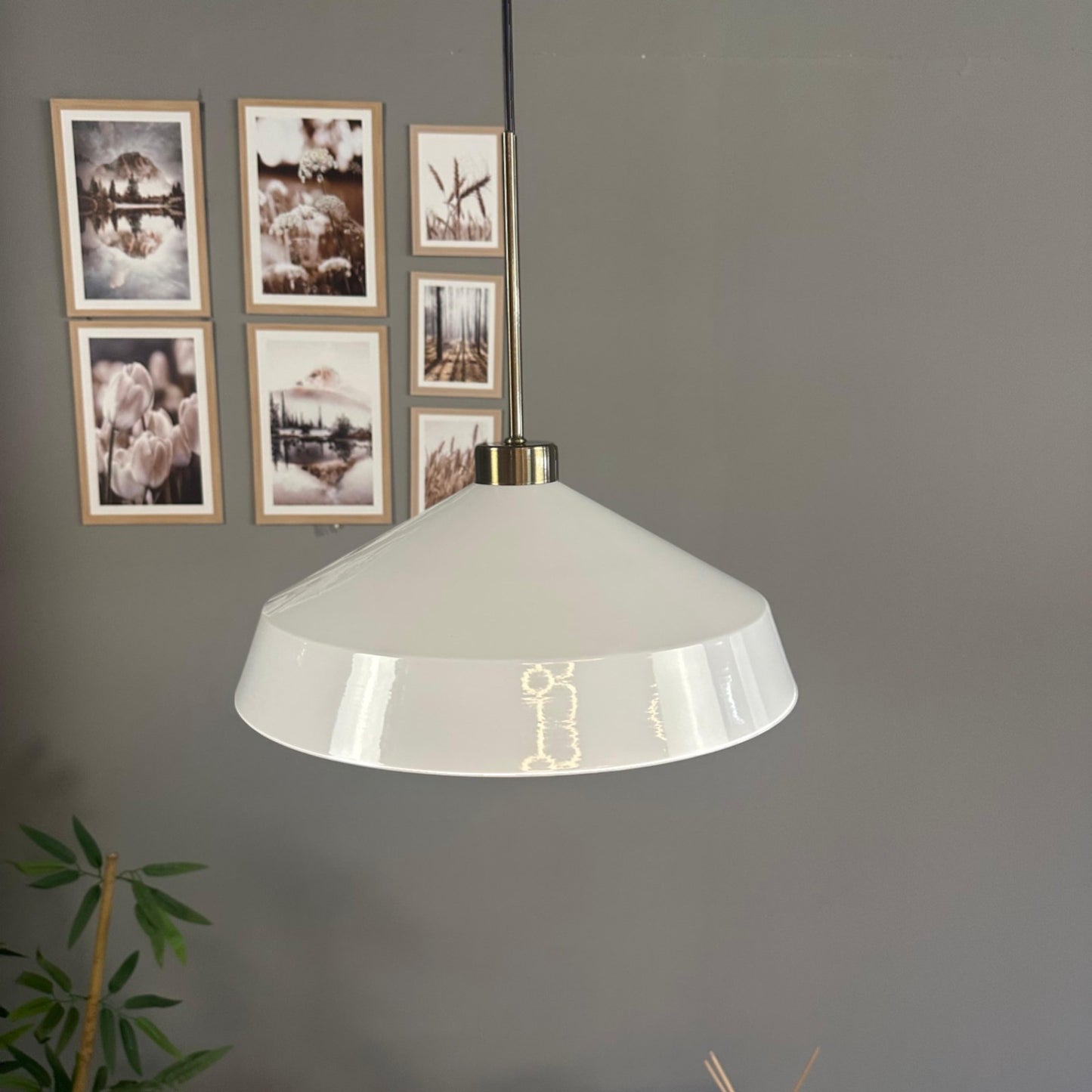 Pendelleuchte Lema Dünn Ø37,5 cm, Metall Hängelampe