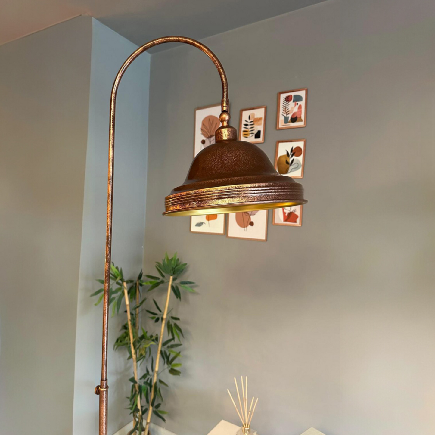 Stehlampe Bronel Bewegender Ufo Kopf Moderne Dekorative Metall Stehlampe