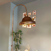 Stehlampe Bronel Bewegender Ufo Kopf Moderne Dekorative Metall Stehlampe