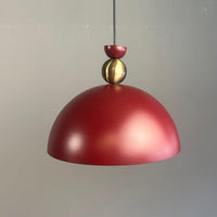 Pendelleuchte Metall Yimpi Wulst Holz Metall