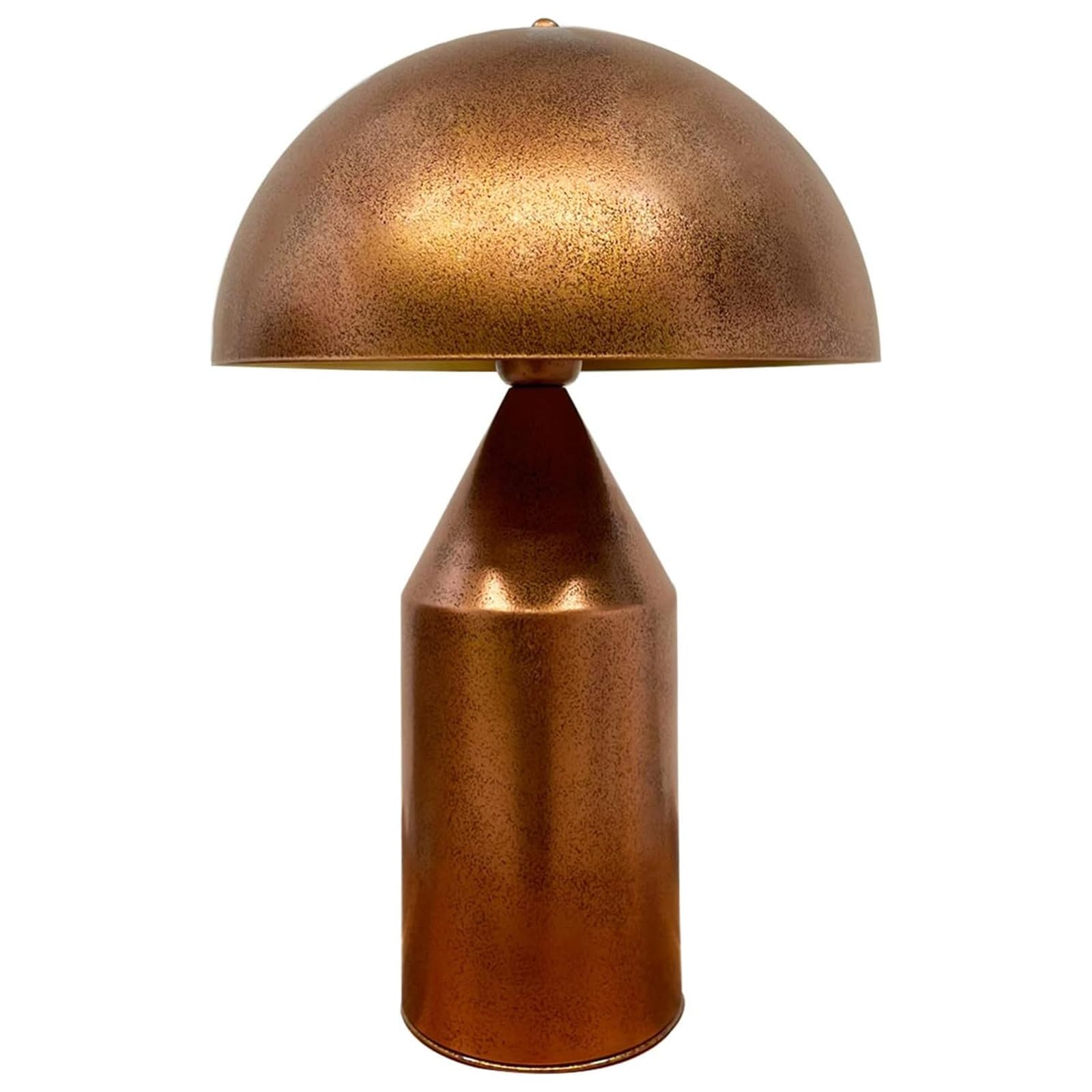 Lampe de table champignon en métal