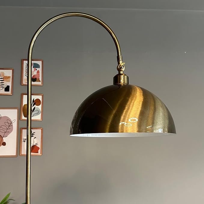 Bamyum Gorkiede Stehleuchte Metall Stehlampe Moderne mit E27 Fassung Lampenschirm