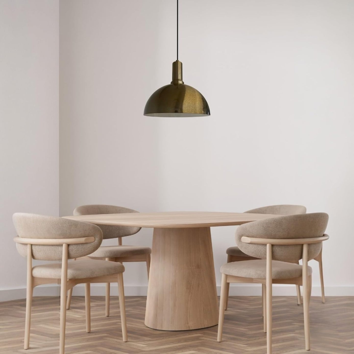 Yimpi Pendelleuchte 30 cm Kupferfarbe Vintage Pendelleuchte