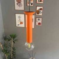 Pendelleuchte Mika Platte Metall, Modern Hängelampe