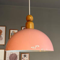 Pendelleuchte Yimpi Wulst Holz Metall