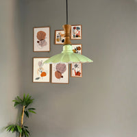 Pendelleuchte Risso Langer Bauer Metall, Modern Hängelampe ohne Leuchtmittel