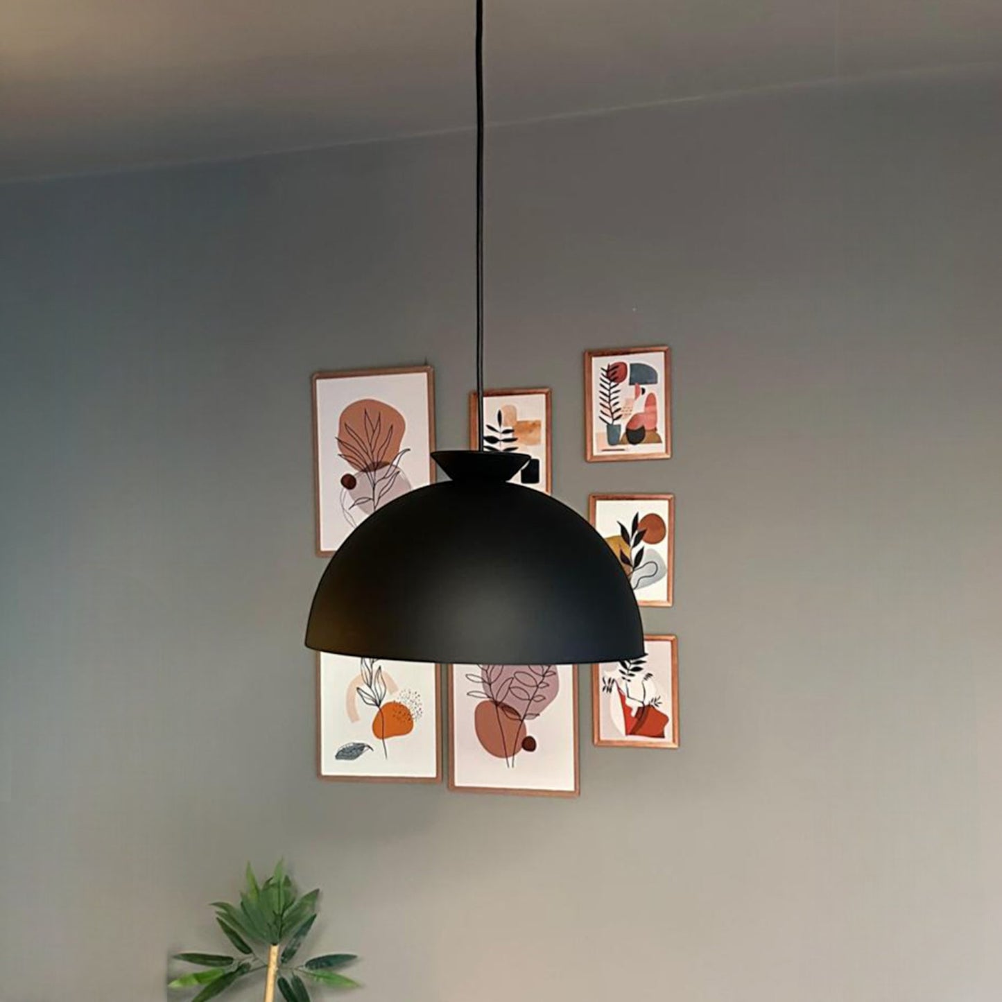 Pendelleuchte Yimpi Schüssel Metall, Modern Hängelampe