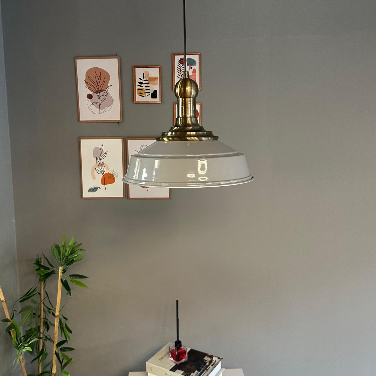 Pendelleuchte Pendelleuchte Carmelo Knob Ø35 cm, Metall Hängelampe