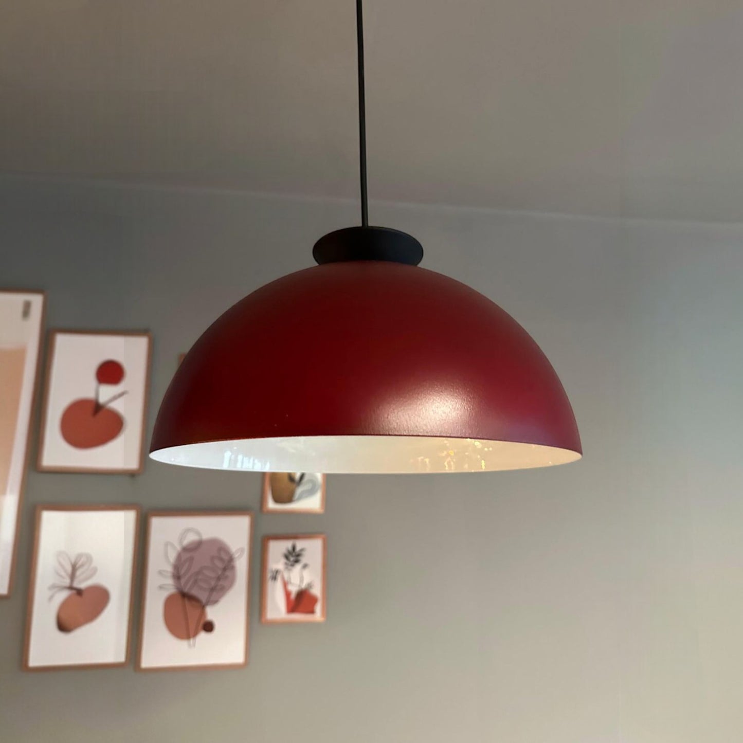 Pendelleuchte Yimpi Schüssel Metall, Modern Hängelampe