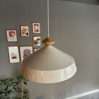 Pendelleuchte Lema Ø35,5cm, Hängelampe Holz, Hängelampe Industrial Vintage Lampe