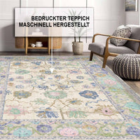 Bedruckter Teppich Simay Chenille Print Maschinell hergestellt, waschbarer Vintage-Teppich