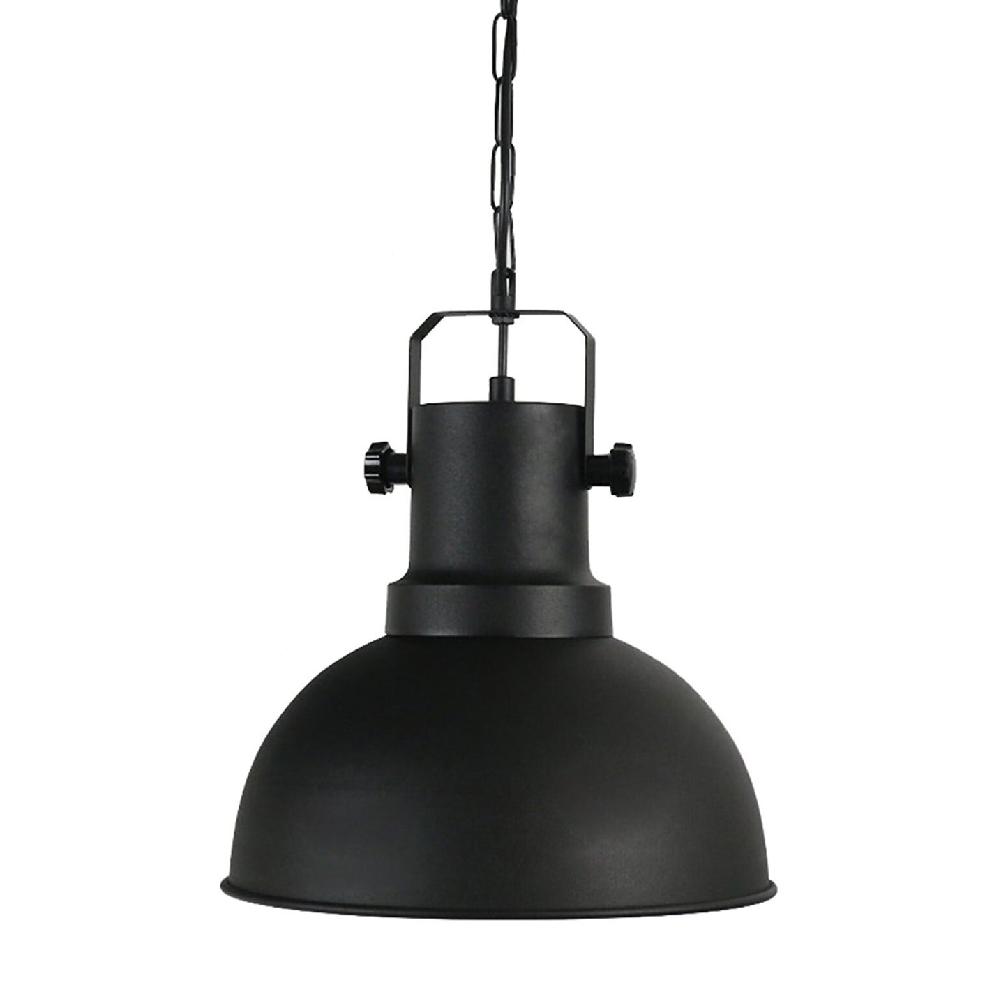 Pendelleuchte Bamyum Pendelleuchte I Ilias I Schwarz Ø30 cm Metall E27 Lampe