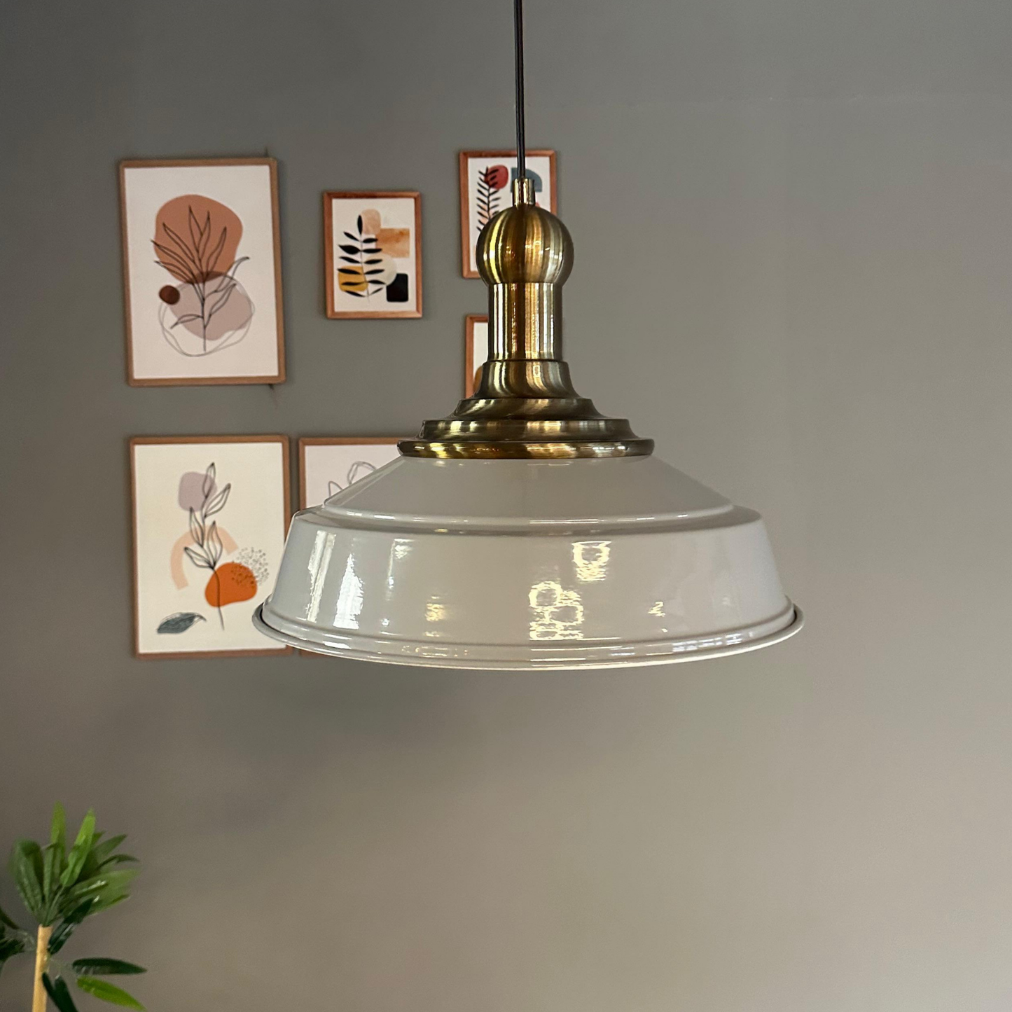 Pendelleuchte Pendelleuchte Carmelo Knob Ø35 cm, Metall Hängelampe