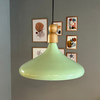 LED Pendelleuchte Perle Holz Metall Ø35 cm, E27, Modern Pendelleuchte