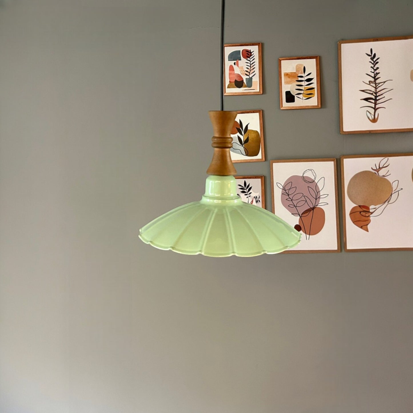 Pendelleuchte Risso Langer Bauer Metall, Modern Hängelampe ohne Leuchtmittel