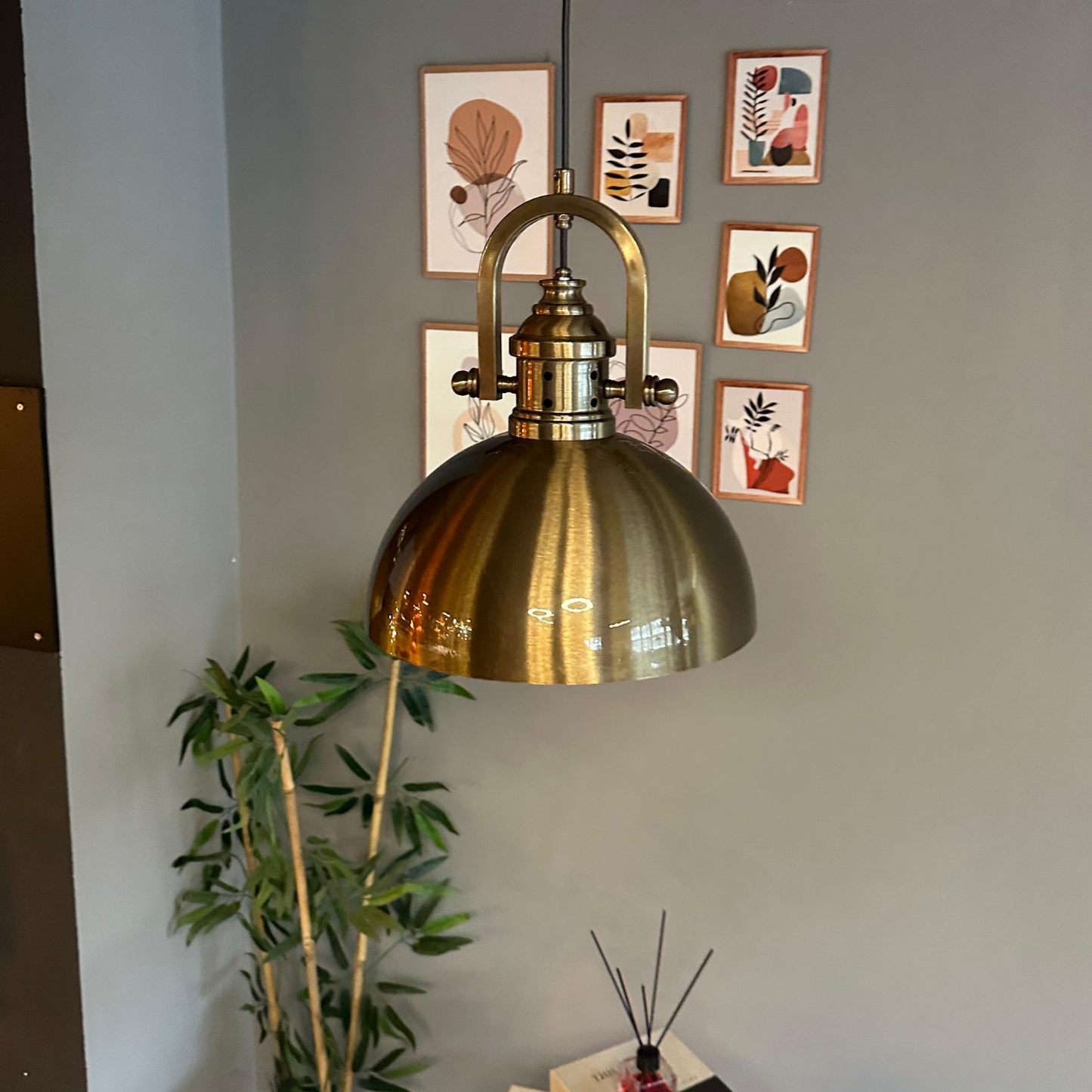 Pendelleuchte Yimpi Pendelleuchte Hängelampe aus Metall Ø43 cm Lampe