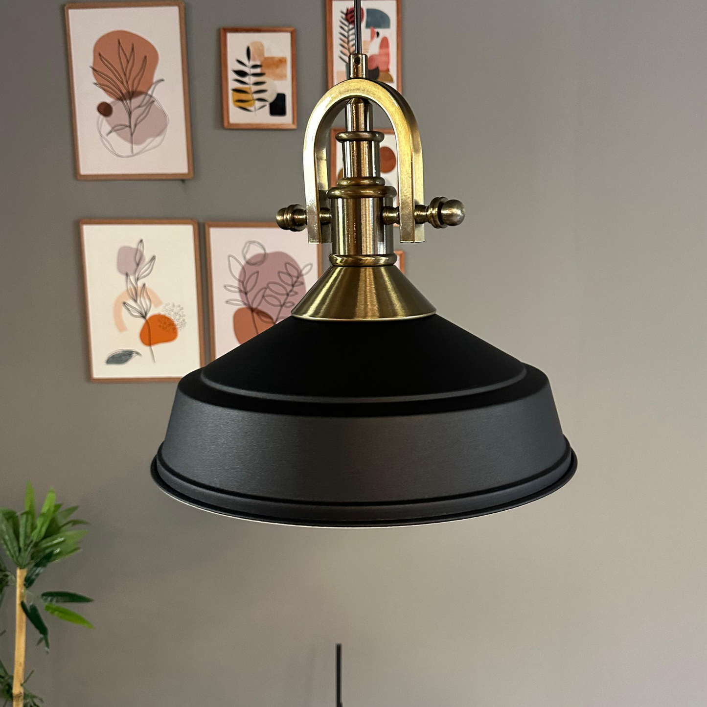 Pendelleuchte Carmelo Matrose Ø35 cm, Metall Hängelampe