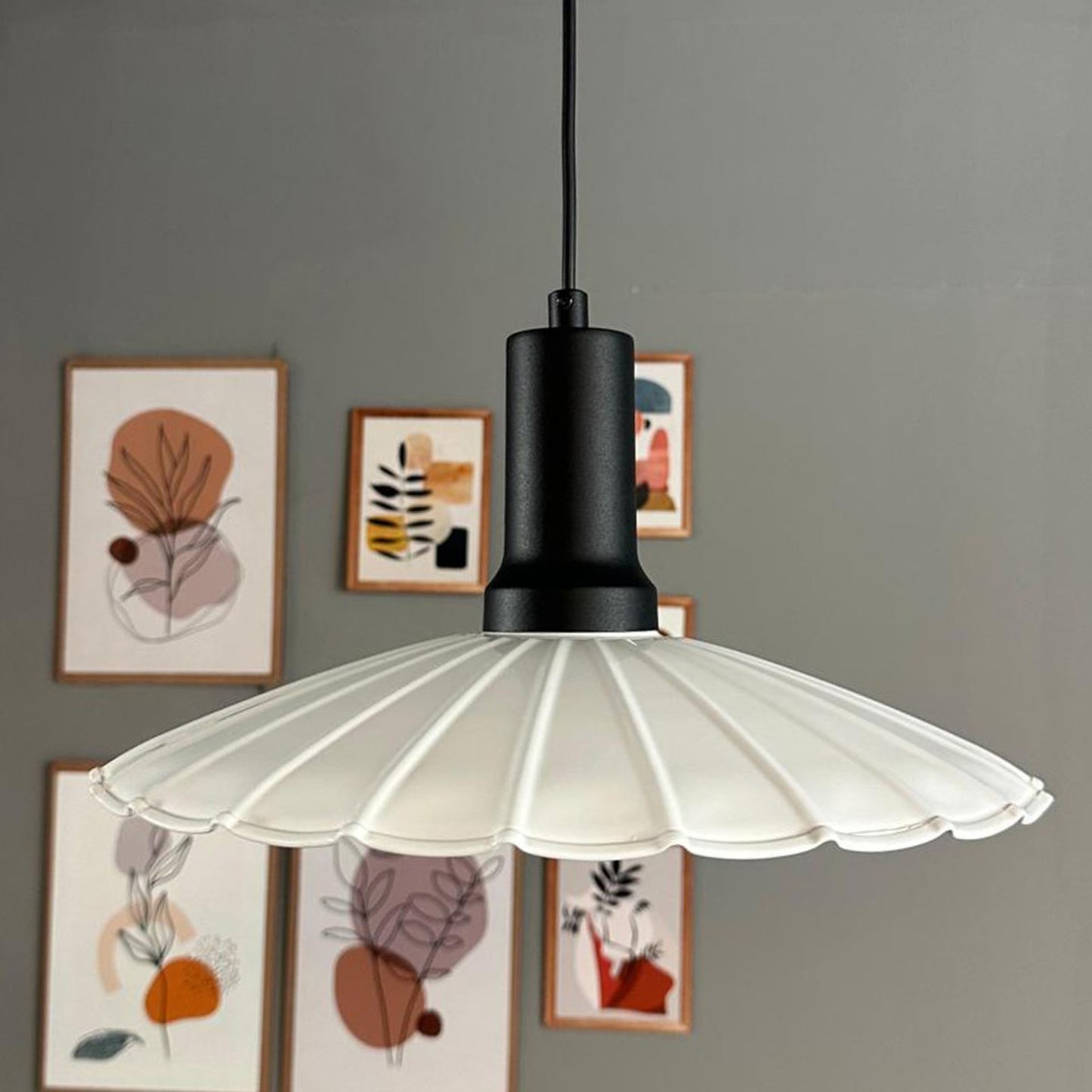 Pendelleuchte Risso Metall Ø34cm, Modern Hängelampe