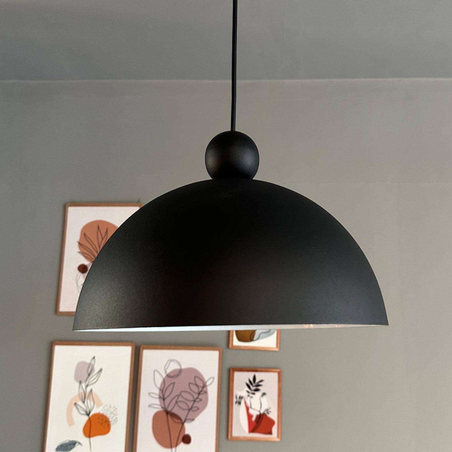 Pendelleuchte Yimpi Wulst Metall Ø30cm, Modern Hängelampe