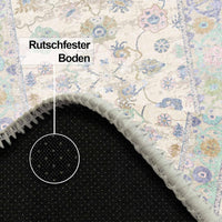 Bedruckter Teppich Simay Chenille Print Maschinell hergestellt, waschbarer Vintage-Teppich