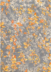 Bedruckter Teppich Sunfas Chenille Print Maschinell hergestellt, waschbarer Vintage-Teppich