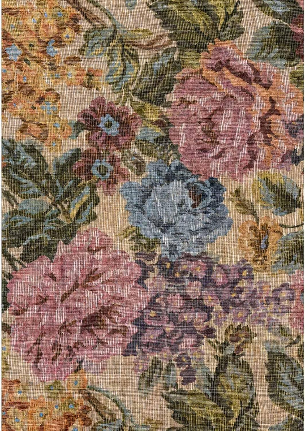 Bedruckter Teppich Molis Chenille Print Maschinell hergestellt, waschbarer Vintage-Teppich