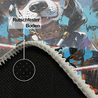 Gamer Teppich mit Snoop Motiv, Chenille Druck, maschinell gefertigt für das Gaming Zimmer