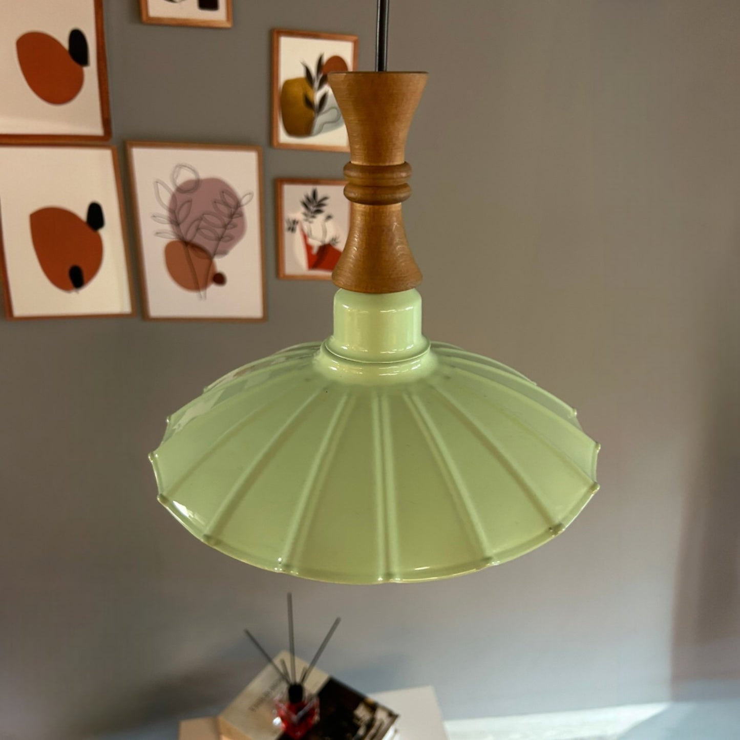 Pendelleuchte Risso Langer Bauer Metall, Modern Hängelampe ohne Leuchtmittel