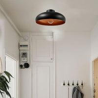 Plafonnier en métal avec 1 lampe